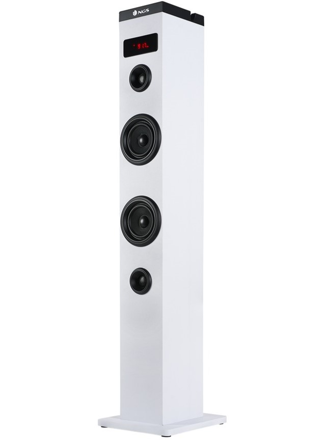 TORRE SONIDO NGS SKYCHARMblanco 50W Bluetooth blanco